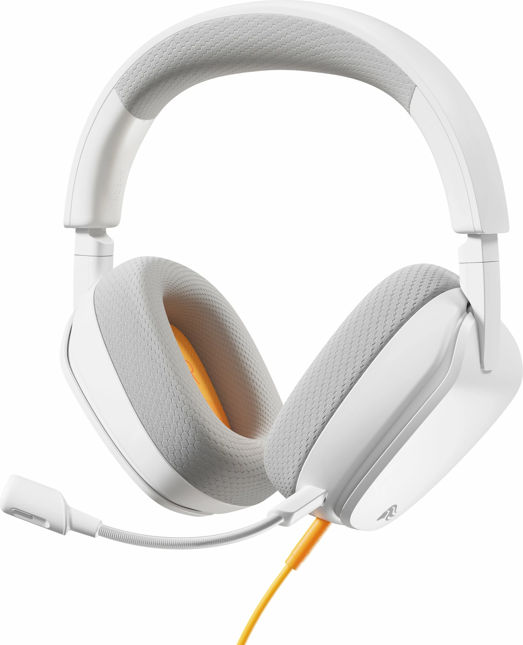 Kufje gaming Glorious GHS Eternal, me kabllo 3.5mm, driver 40mm, me mikrofon të heqshëm, të bardha