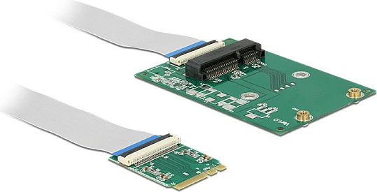 Adapter konvertues DeLOCK 62848, M.2 Key A/E në Mini PCIe, internal