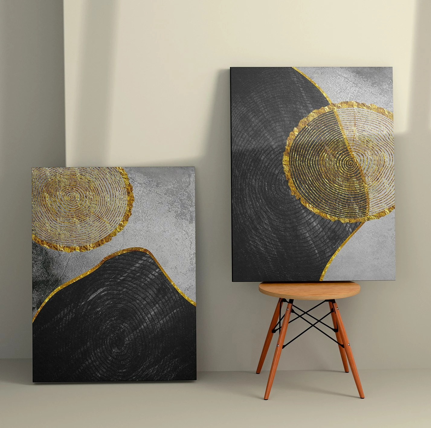 Pikturë dekorative në kanavacë (2 copë), Wallity, 2KNV4337, 50x70 cm
