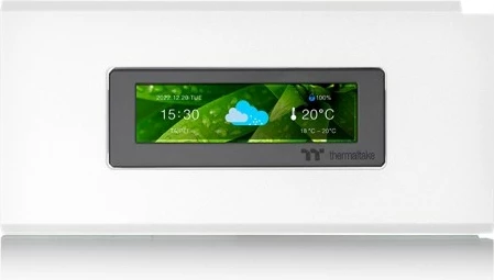 Panel LCD Thermaltake për kasë, Ceres 500/300 TG ARGB, Snow White