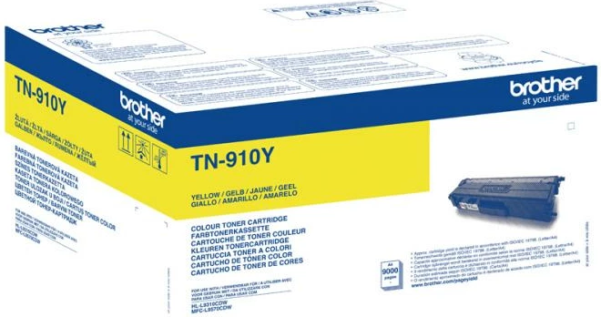 Toner Brother TN-910Y, rendiment 9,000 faqe, e verdhë