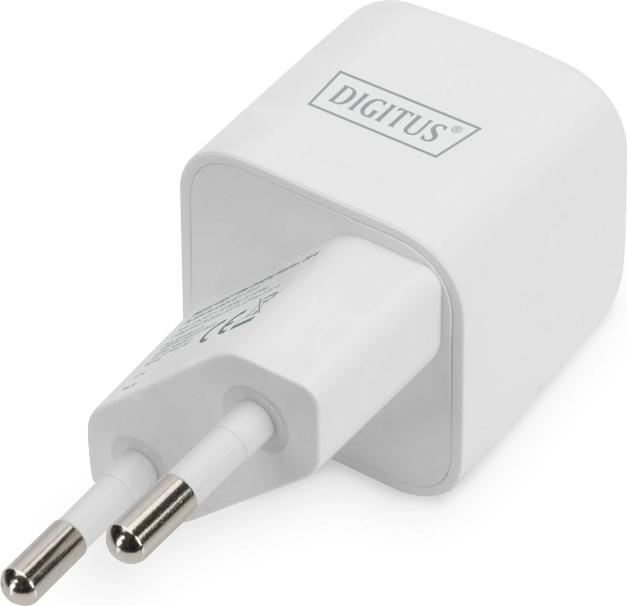 Karikues mini Digitus USB-C 20W PD 3.0, i bardhë