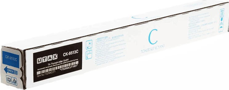 Toner, Utax, CK-8513C 1T02RMCUT0, rendiment 20000 faqe, cyan, 1 copë