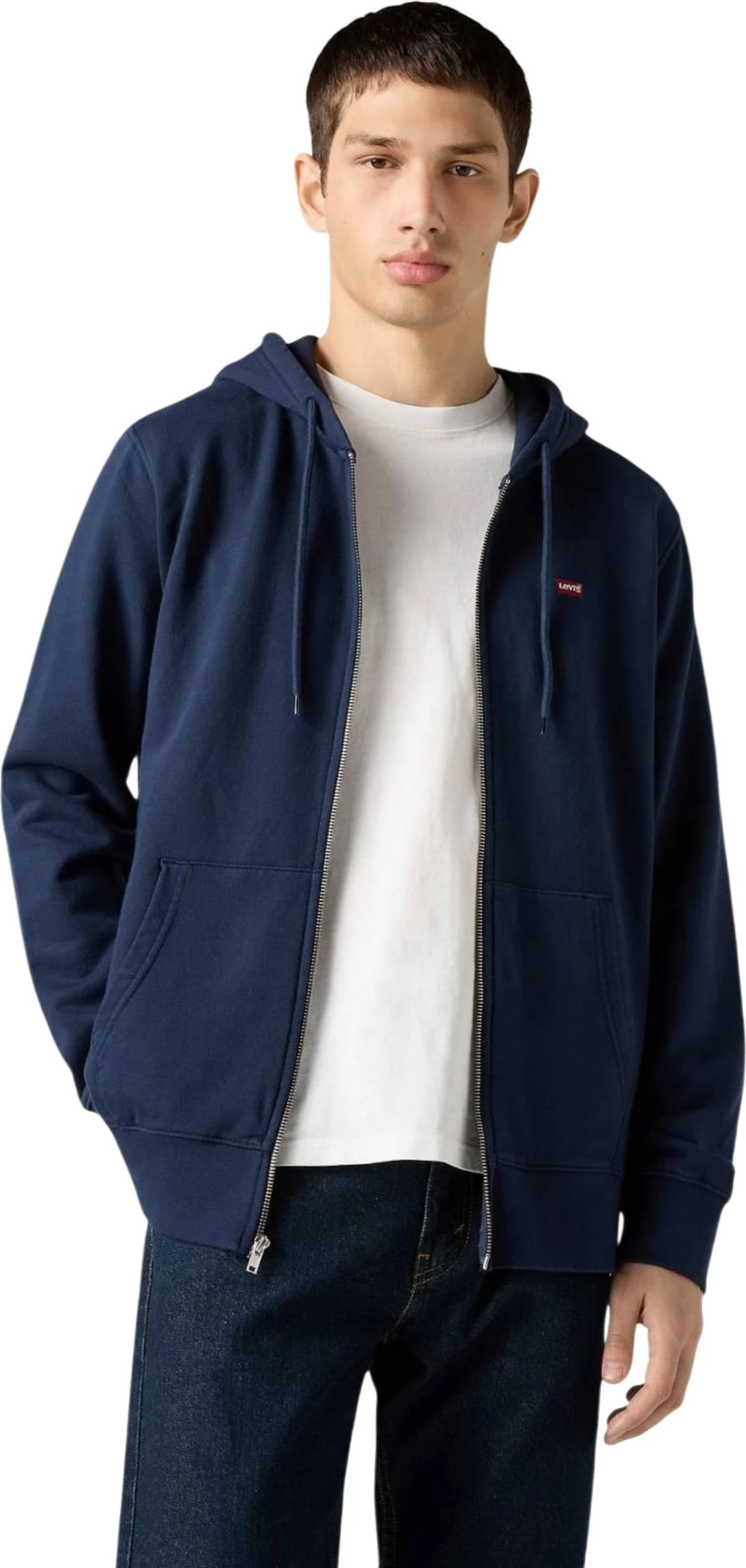 Duks me zinxhir për meshkuj Levi's THE ORIGINAL HM ZIP UP 34584-0011, blu