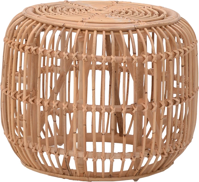 Karrige për bar rattan ngjyrë natyrale D60x46cm