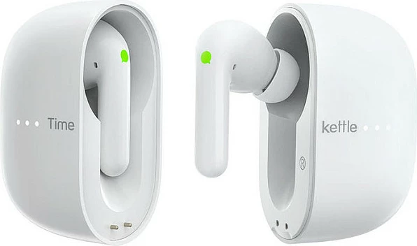 Kufje përkthyese Timekettle M3, Bluetooth 5.2, me kuti karikimi, IPX4, të bardha