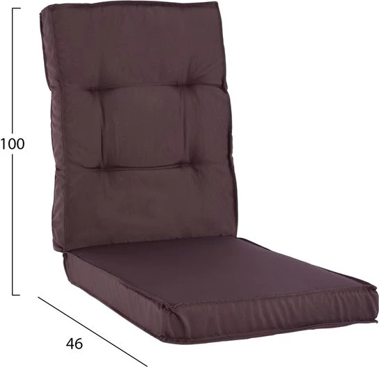 Jastëk pëlhure me shpinë kafe 100x46x7 FH5745.03 2