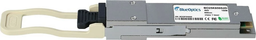 Modul transceiver QSFP+ BlueOptics SFP-SR-MPO40, 40GBASE-SR4, 850nm, 150m, alumin