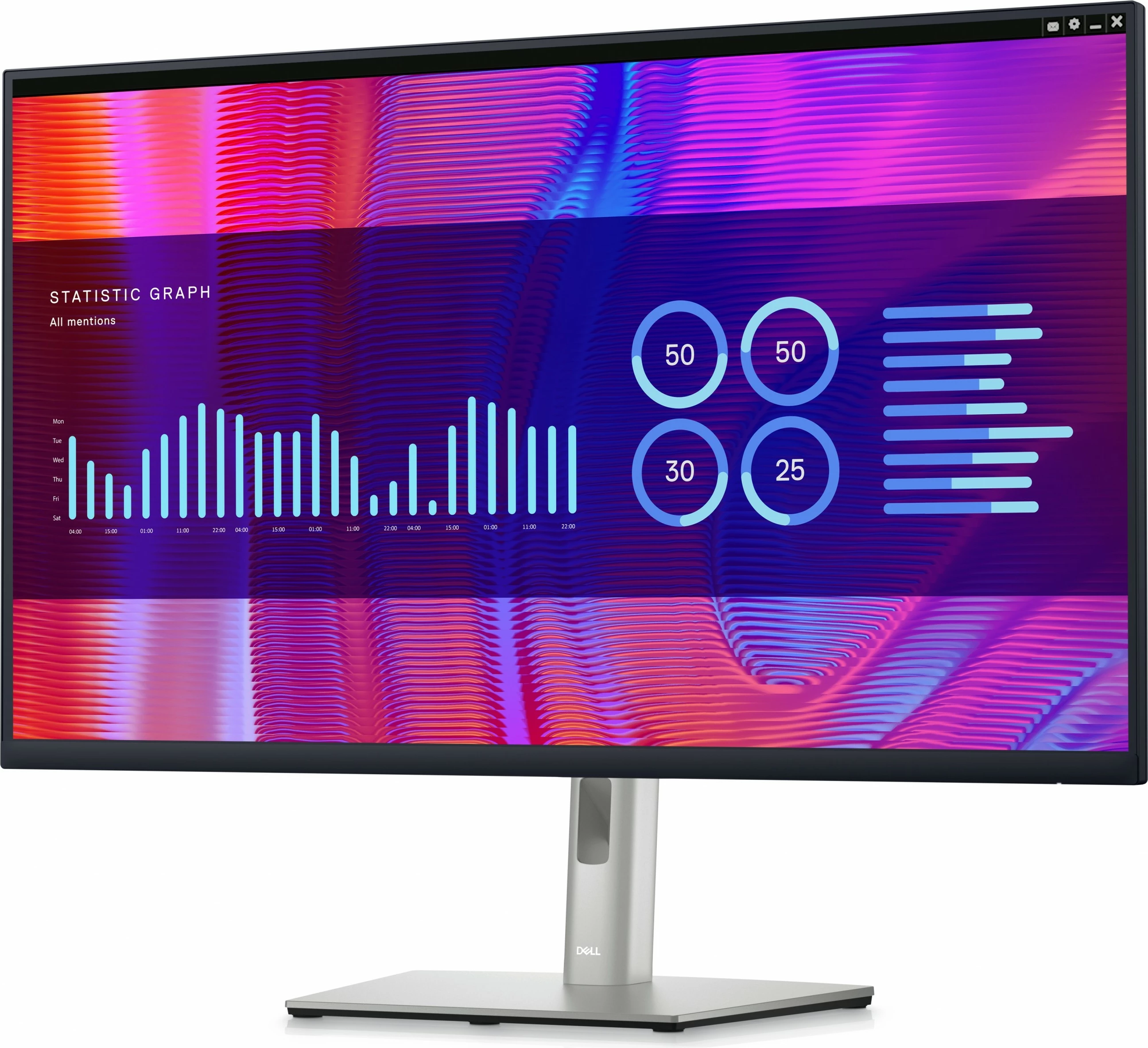 Monitor DELL P Series P3223DE, 80 cm (31.5"), 2560 x 1440 pixels, Quad HD, LCD, 5 ms, E zezë