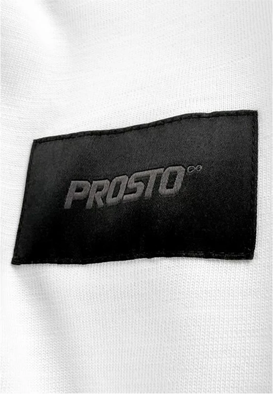 Maicë Prosto Jacquard Label KL261MTEE1041, e bardhë [Madhësia: S]
