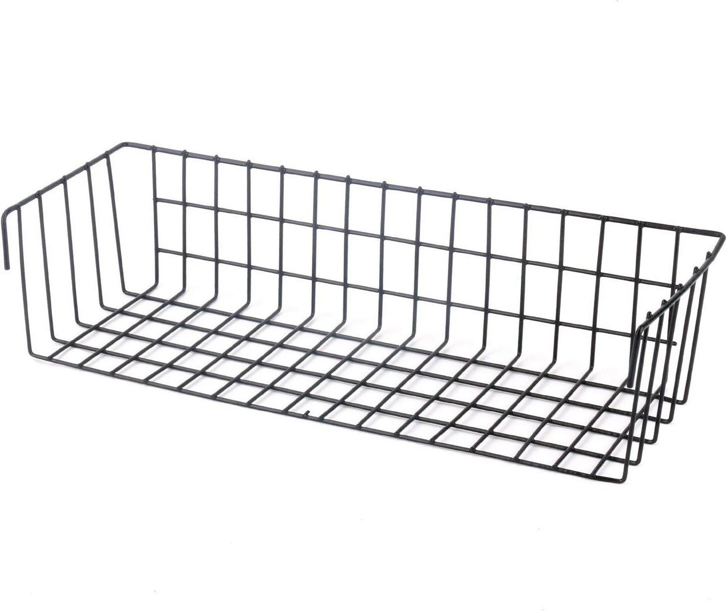 Aksesor dekorativ metalik për mur, Wallity, WR013, ngjyrë e zezë, 38x13x16 cm