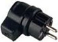 Fishë elektrike Bachmann 919.178, 16A 250V, IP44, gomë, e zezë