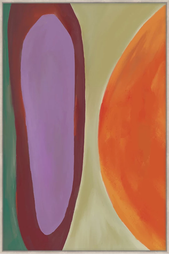 Pikturë dekorative GEO DREAM A, kornizë druri natyral, 80x120x4cm, kanavacë shumëngjyrëshe