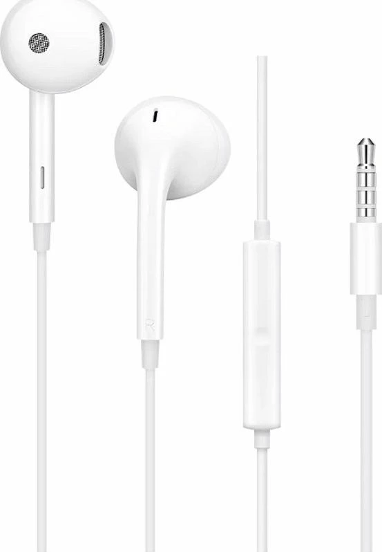 Kufje Oppo MH135, jack 3.5 mm, me mikrofon dhe kontroll, 1.2 m, të bardha