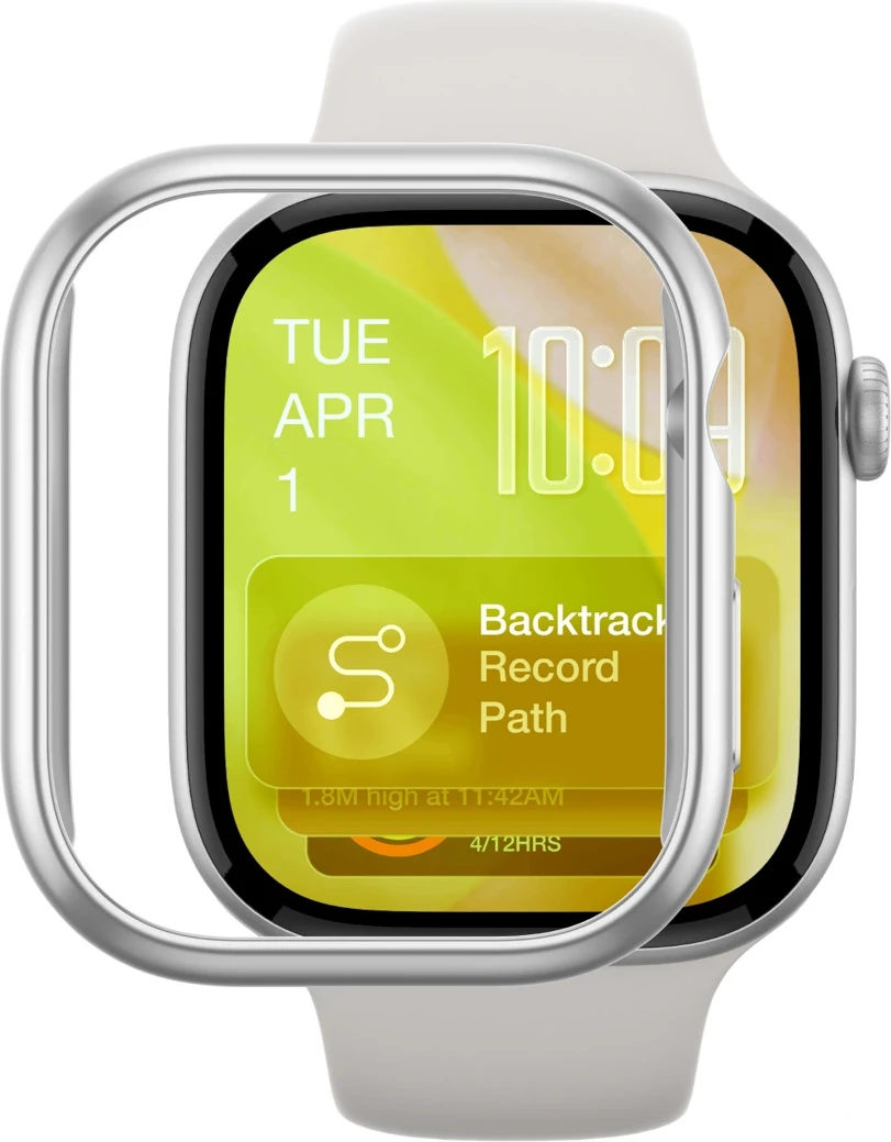 Mbështjellës smartwatch, AmazingThing, për Apple Watch Series 11 46mm - Argjend