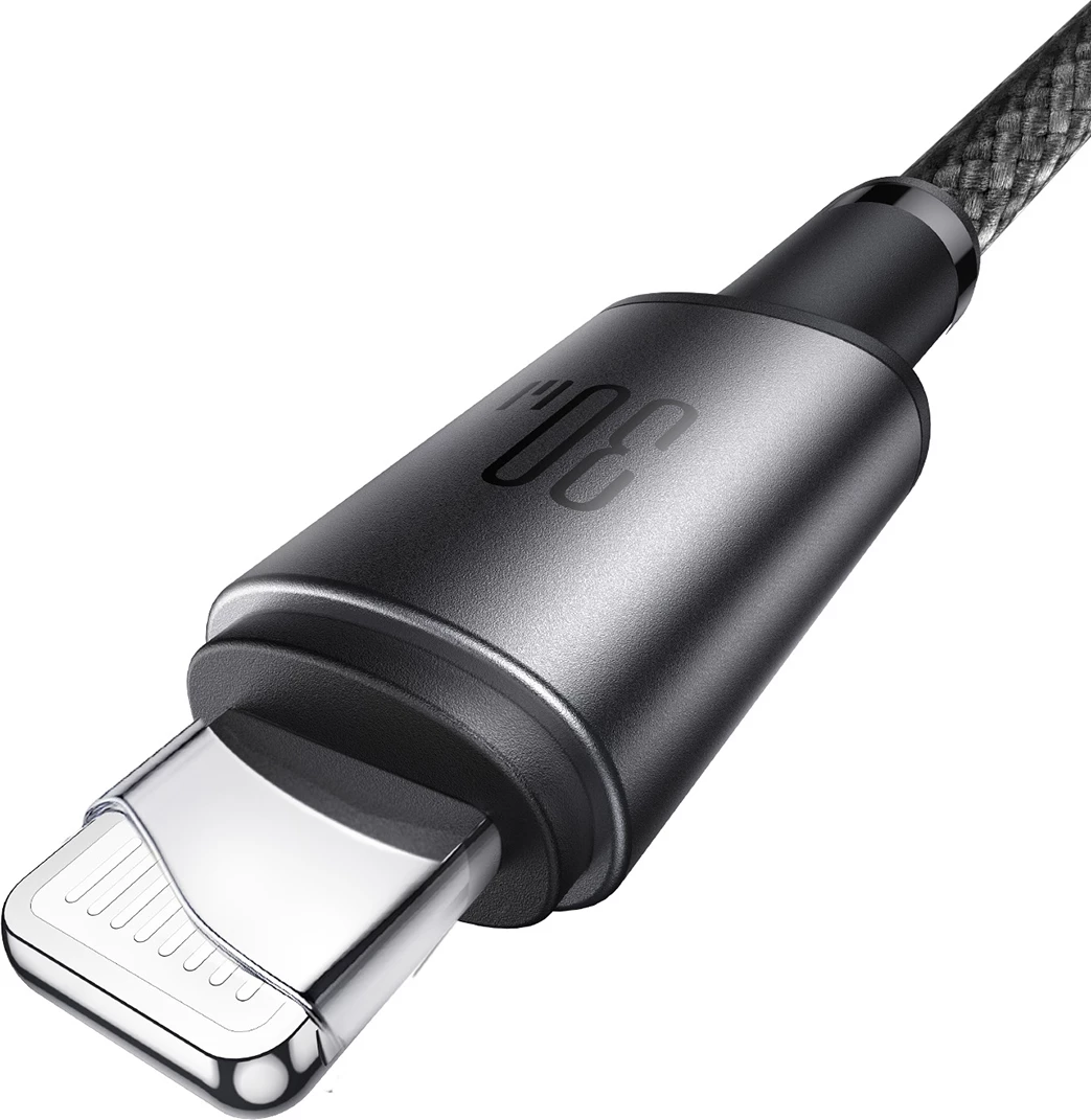 Kabllo Joyroom S-A50 Unlimited Series, USB-C në Lightning, 1.2m, 30W, me organizues magnetik, Gri