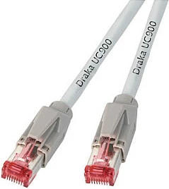 Kabllo rrjeti EFB Elektronik Cat6a RJ-45, 50 m, gri