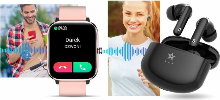 Kufje wireless Giewont, të zeza