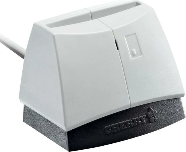 Lexues SmartCard Cherry SmartTerminal ST-1144 USB 2.0, PC/SC, ISO 7816, bardhë/gri