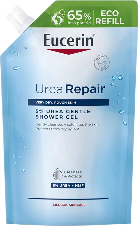 Xhel për dush Eucerin UreaRepair Gentle Body Wash Gel 5% Urea 400ml refill