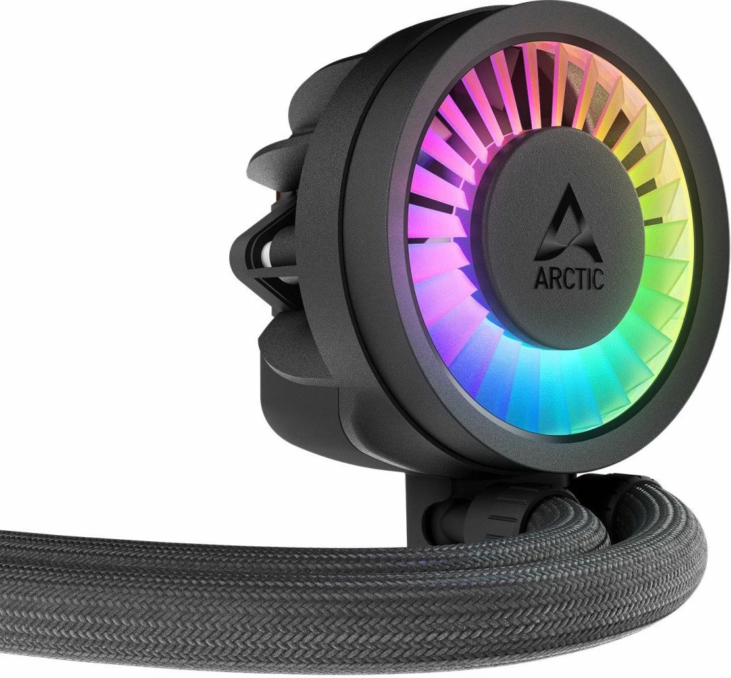 Ftohës uji AIO Arctic Liquid Freezer III Pro 280 A-RGB, radiator 280mm, 2x140mm PWM, ARGB, e zezë