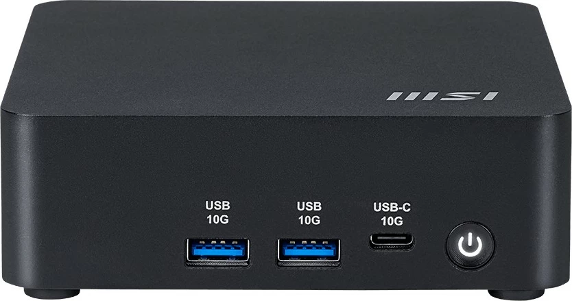 Kompjuter mini MSI Cubi NUC AI 1UMG-062EU, Intel Core Ultra 5 125H, 16GB RAM DDR5, 512GB SSD, Windows 11 Pro, Wi‑Fi 6E, zi