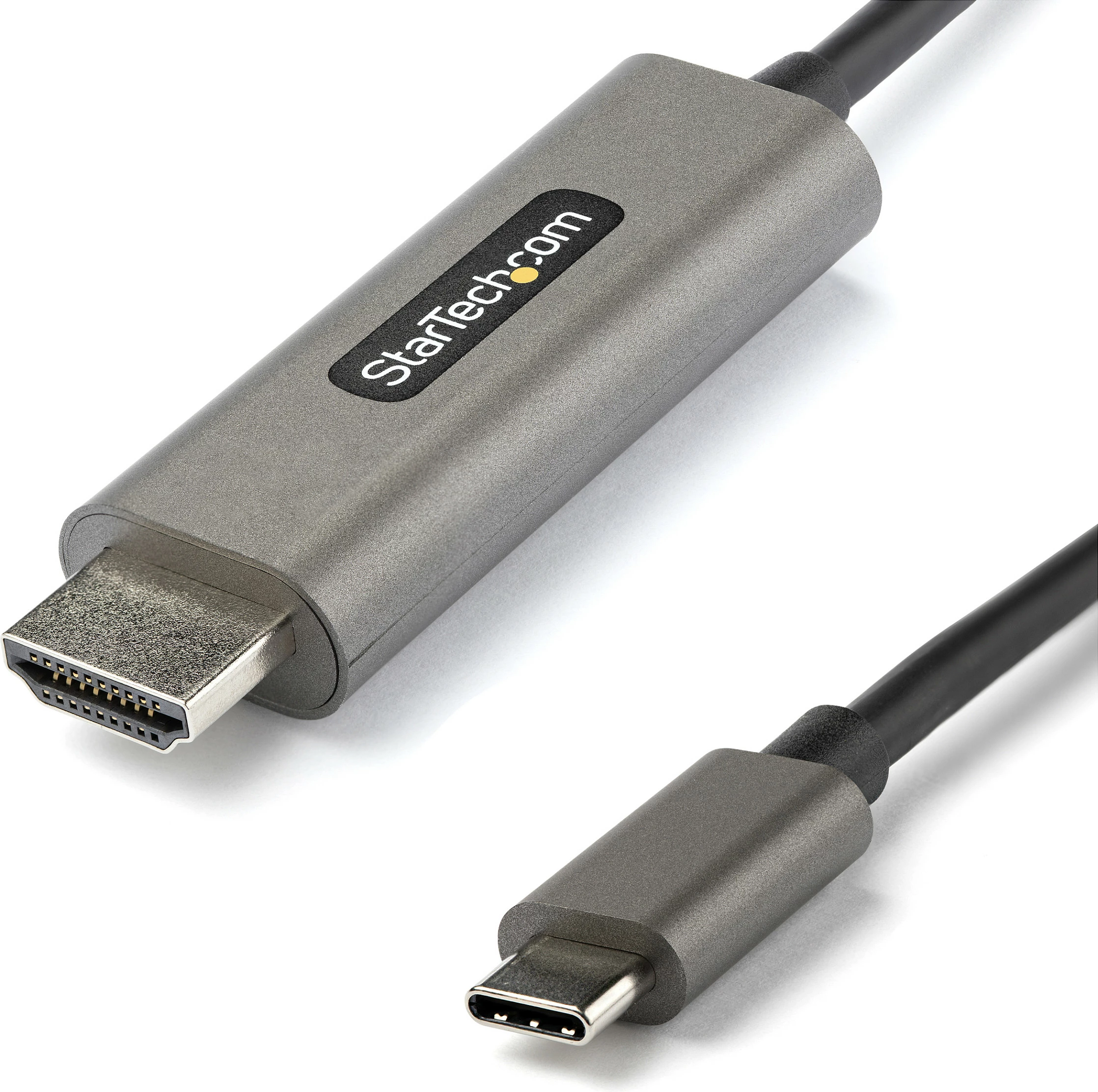 Kabllo USB-C në HDMI StarTech CDP2HDMM2MH, 2m, 4K 60Hz, HDR10, e zezë/argjendtë