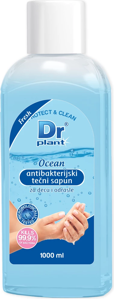 Sapun i lëngshëm antibakterial Dr. Plant Ocean, 1 L