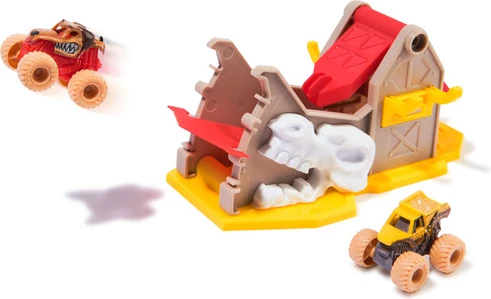 Monster Jam Mini Jams Earthshaker Boneyard Blaster Vehicle Playset