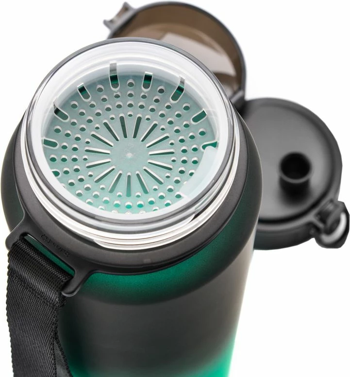 Shishe uji Meteor, për të gjithë, e zezë e gjelbër