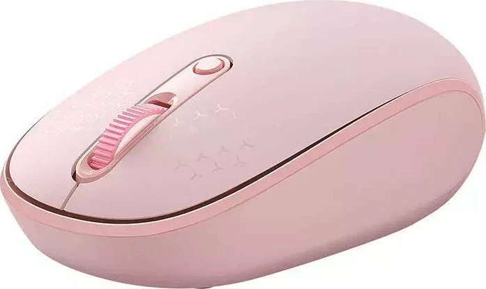 Maus Baseus F01B Tri-Mode, wireless, Bluetooth/2.4G, 1600 DPI, rozë