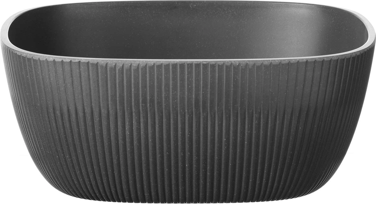 Tas bufeti katror Fine Dine Belize 1.66L 185x185x85mm melaminë, i zi