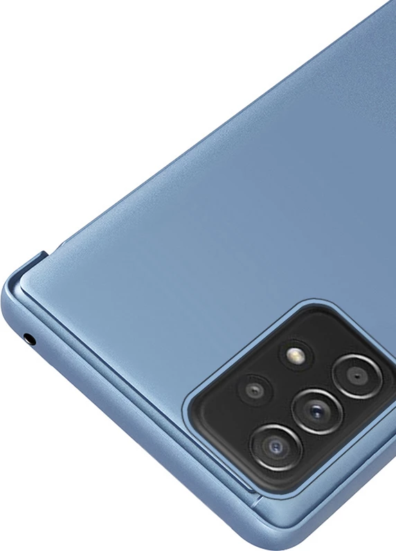 Mbështjellës Hurtel Clear View Case flip cover për Samsung Galaxy A73, zi