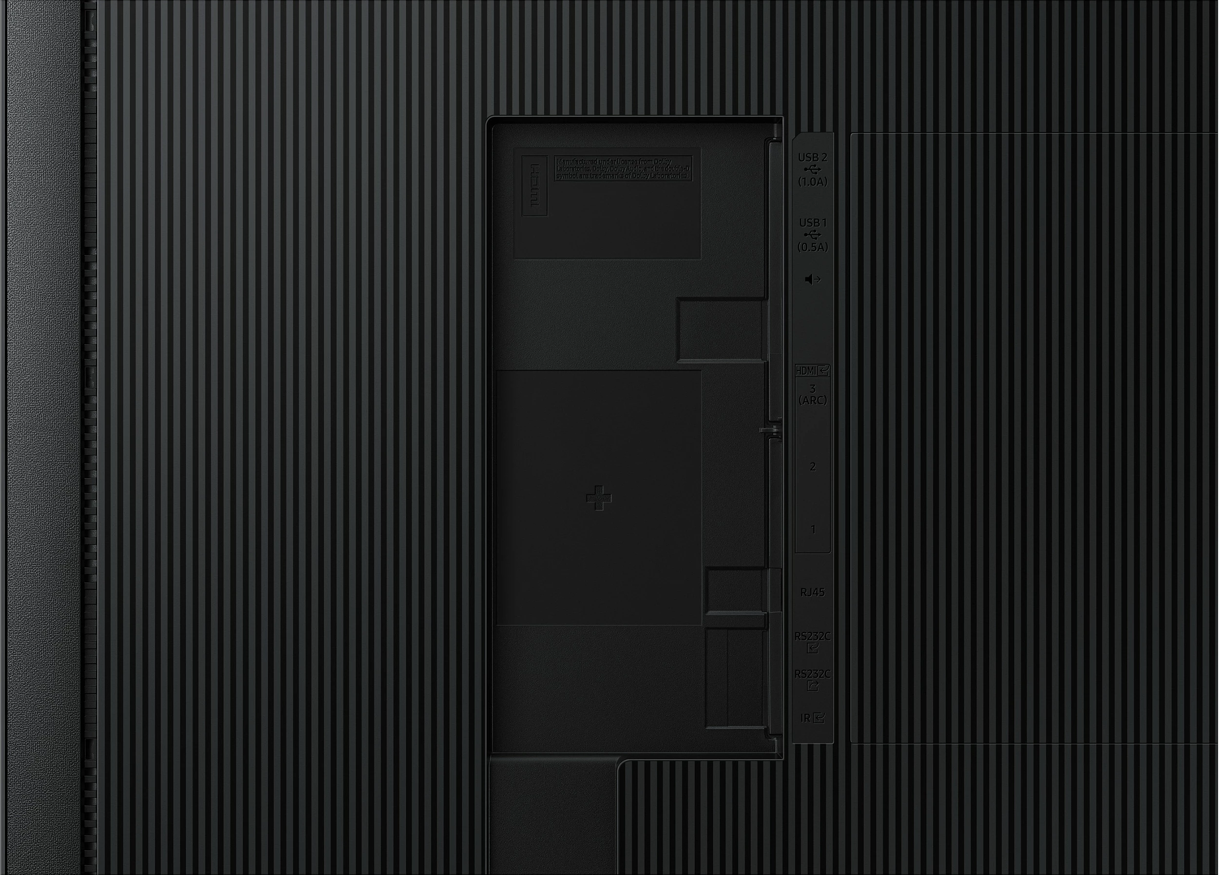 Ekran i madh Samsung Crystal UHD Smart Signage QB50C 50 inç, 4K, SoC, Wi-Fi, Charcoal Black