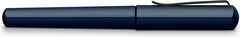 Stilolaps Faber-Castell Hexo, medium, alumini, ngjyrë kaltër