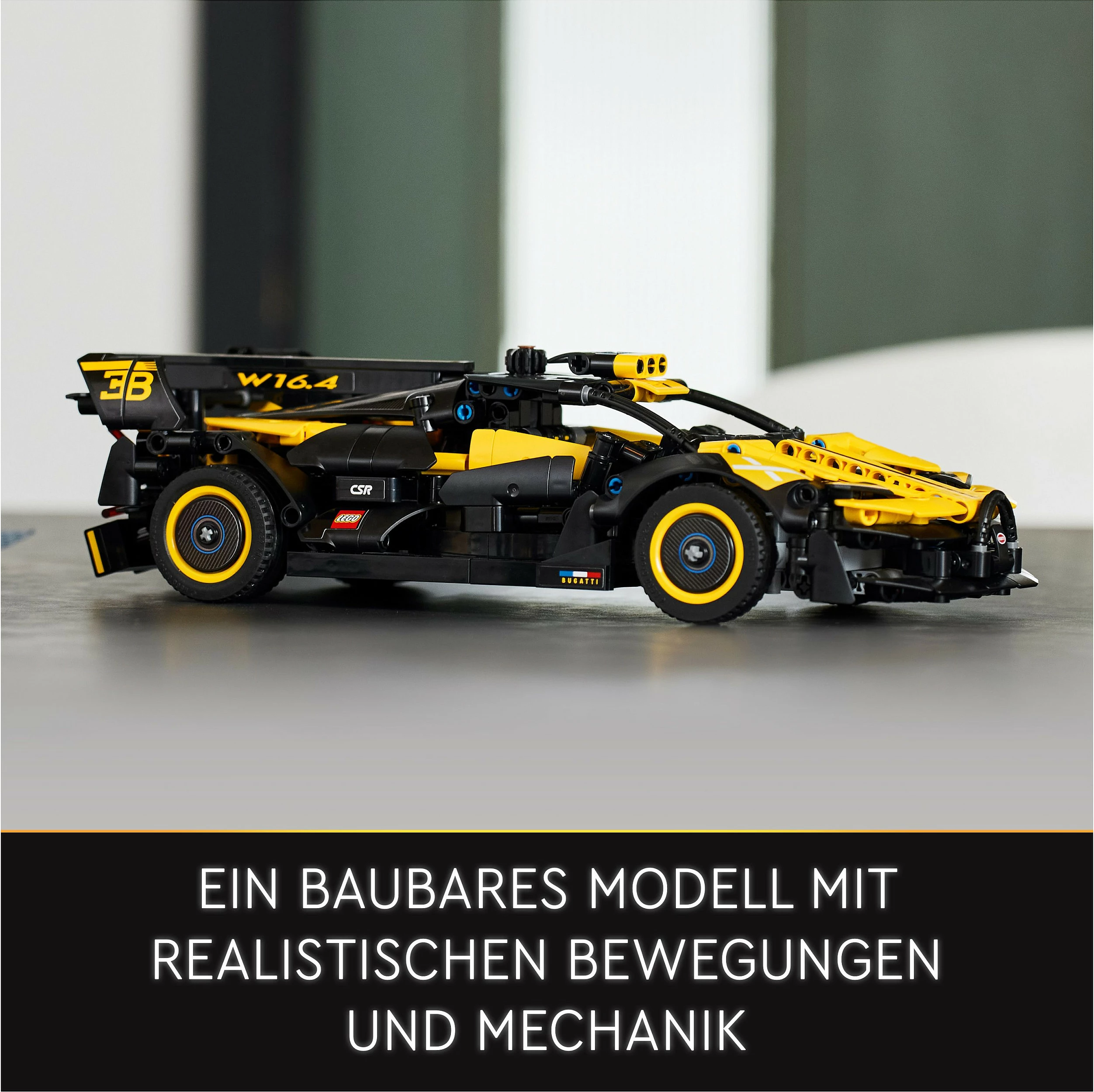 Set ndërtimi LEGO Technic Bugatti Bolide, 905 pjesë, plastikë, shumëngjyrësh