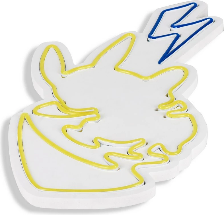 Dritë dekorative LED plastike, Pikachu, e verdhë dhe blu