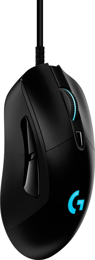 Maus gaming Logitech G403 HERO Lightsync USB me kabllo, 25600 DPI, i zi