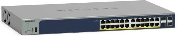 Switch NETGEAR GS728TPP, Managed, L2/L3/L4, Gigabit Ethernet, PoE, Rack mounting