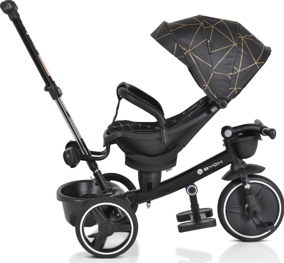 Triçikletë Cangaroo Fusion, e zezë