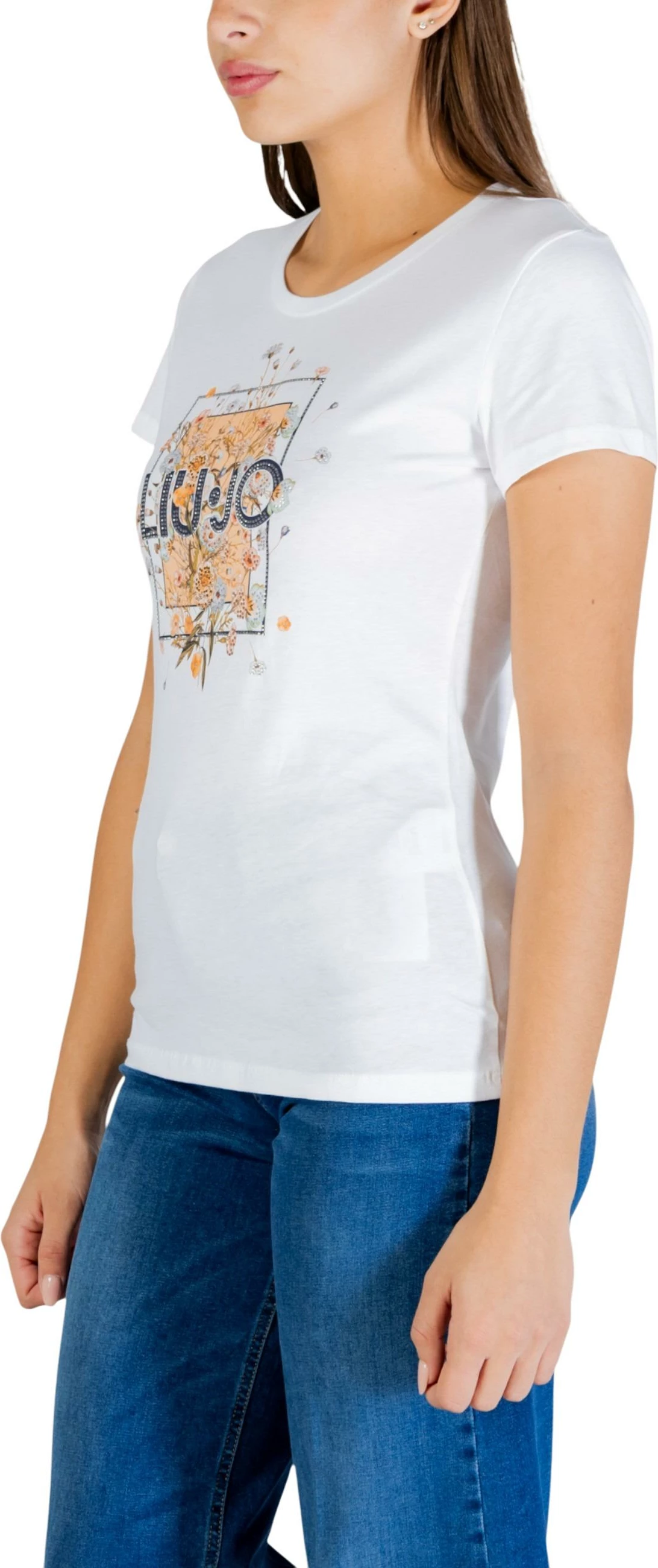Maicë për femra Liu Jo ECS MODA WA6493 JS923, latte [Madhësia: XS]
