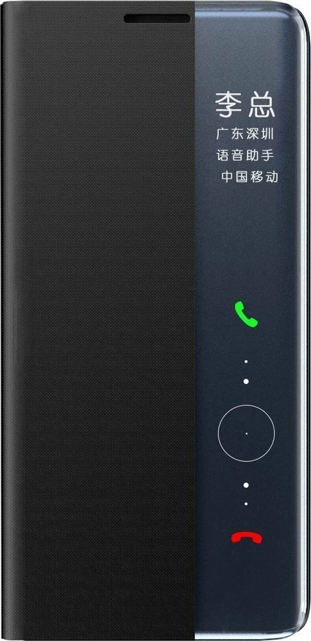 Mbështjellës Hurtel Sleep Case Bookcase me smart window për Xiaomi Redmi K40 Pro+, K40 Pro, K40, Poco F3, Blu