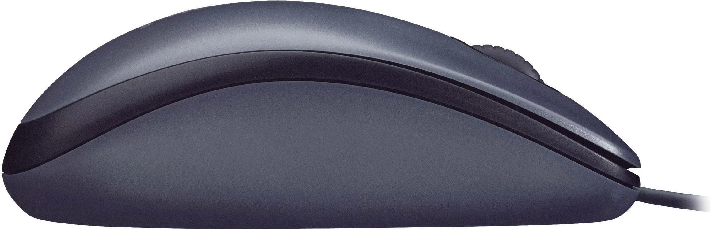 Maus Logitech M90 - USB, gri