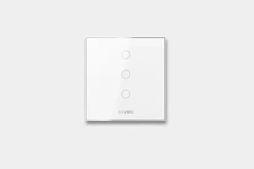 ZigBee ON/OFF Switch(CN type,3 Gang neutral 100-240V), i bardhë