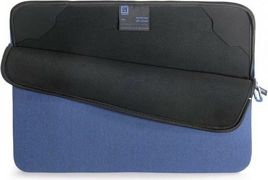 Mbështjellës sleeve për laptop Tucano Mélange Second Skin 15.6", neopren, i kaltër