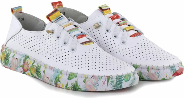 Këpucë të ulëta femra Artiker 58C0597, të bardha