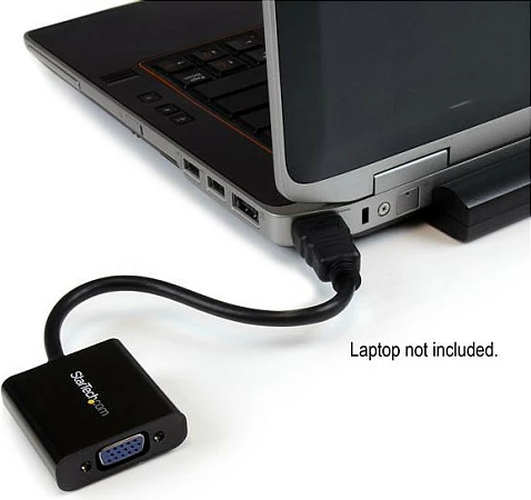 Adapter HDMI në VGA StarTech HD2VGAE2, 1080p 60Hz, Active, i zi