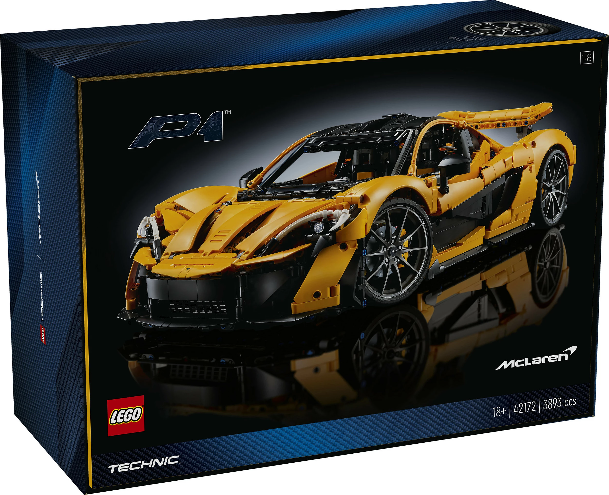 Set ndërtimi LEGO McLaren P1, 3893 pjesë, shumëngjyrësh