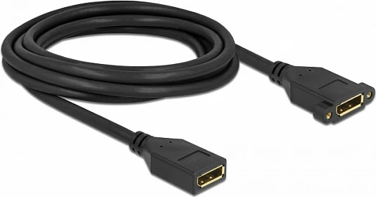 Kabllo DisplayPort DeLOCK 1.2 zgjatës, 3 m, 4K 60Hz, e zezë