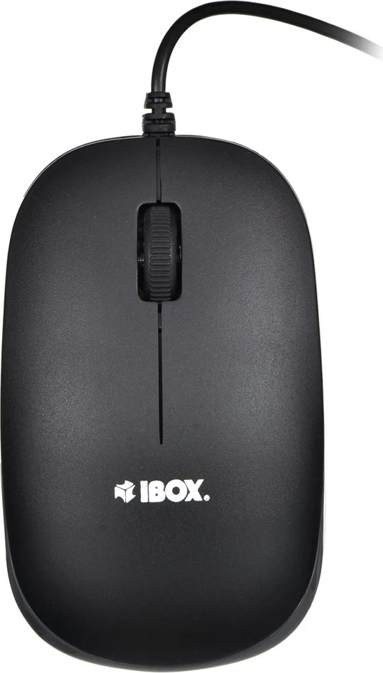 Tastierë dhe maus IBOX IKMS606, USB, QWERTY, Anglisht, E zezë